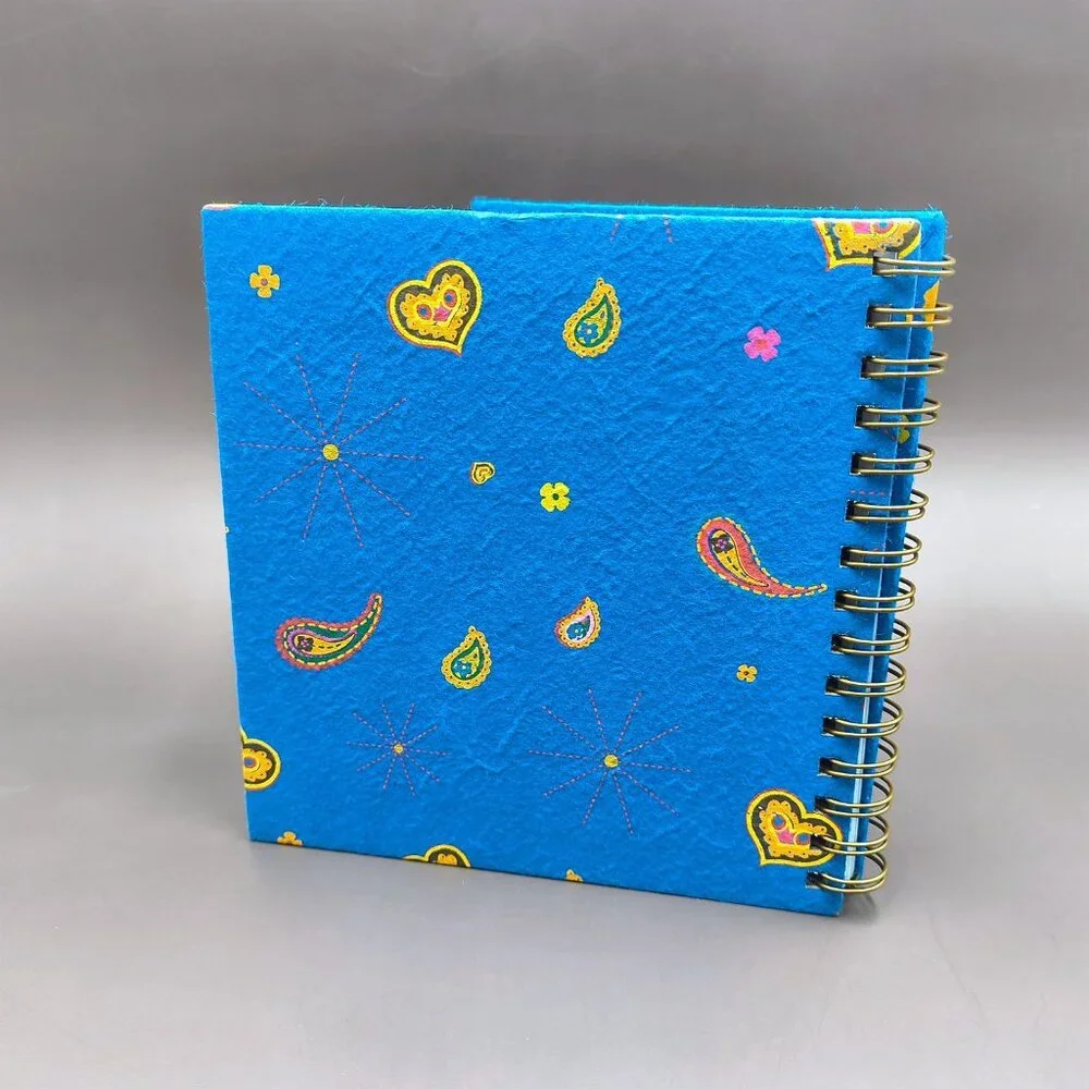 Sesame Street Elmo Address Book Blue Heart Paisley Spiral Bound Collectible Kids